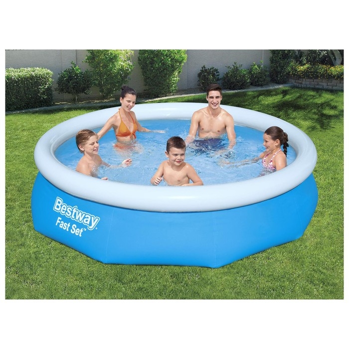 Бассейн надувной Fast Set, 305 х 76 см, от 6 лет, 57266 Bestway Бассейн надувной Fast Set, 305 х 76 см, от 6 лет, 57266 Bestway