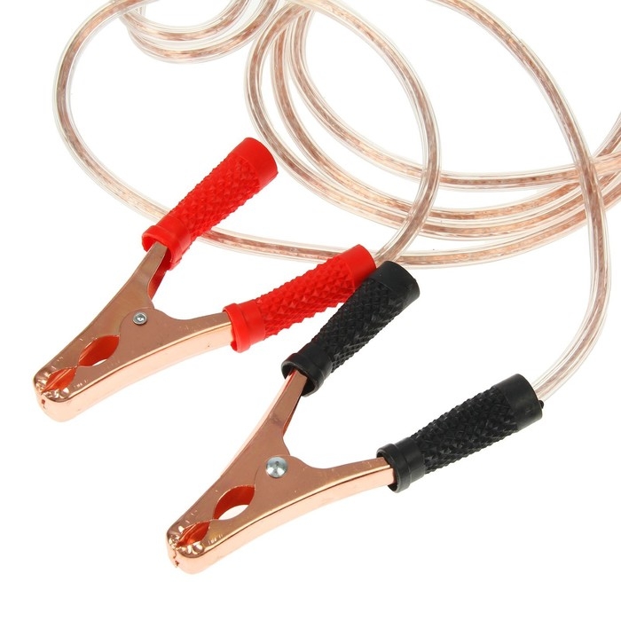 Пусковые провода Nova Bright, 300 А, с прозрачной изоляцией, в сумке, 2.5 м Пусковые провода Nova Bright, 300 А, с прозрачной изоляцией, в сумке, 2.5 м