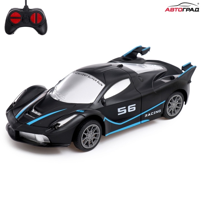 Машина радиоуправляемая «Жажда гонок», 1:20, работает от батареек, цвет чёрный Машина радиоуправляемая «Жажда гонок», 1:20, работает от батареек, цвет чёрный