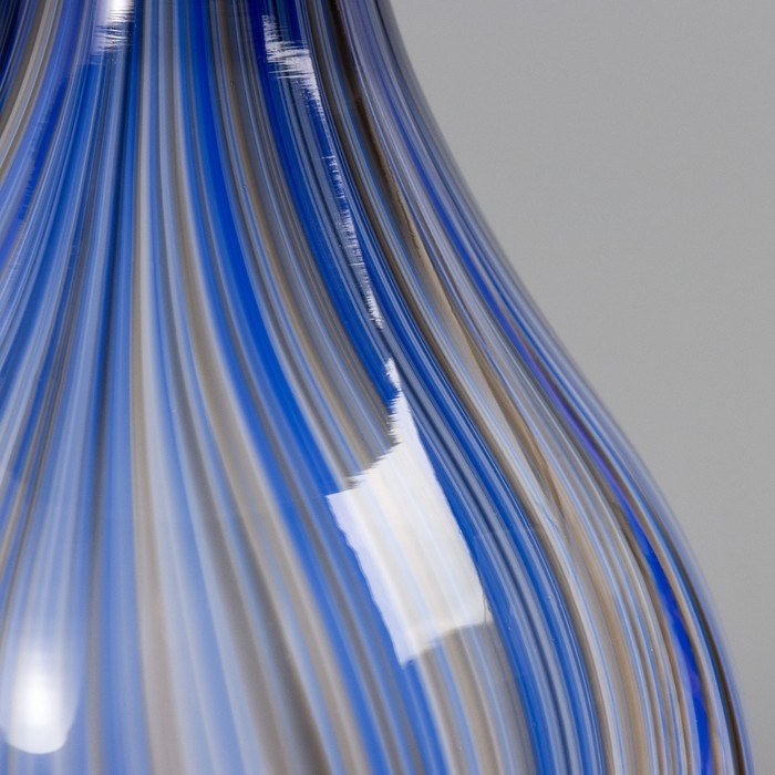 Настольная лампа Настольная лампа "Фьюжн" E14 40Вт синий 25х25х39 см RISALUX