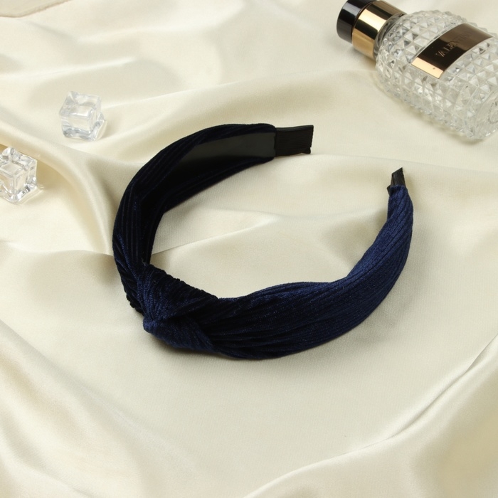 Ободок для волос Ободок для волос "Мэриель" бархат, 2,5 см, синий