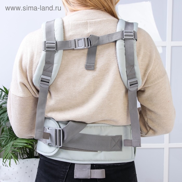 Рюкзак-кенгуру, хипсит для малыша «Абстракция», от 3 до 20 кг., цвет серый Рюкзак-кенгуру, хипсит для малыша «Абстракция», от 3 до 20 кг., цвет серый