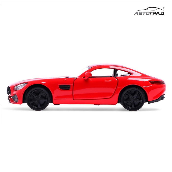 Машина металлическая MERCEDES-AMG GT S, 1:32, открываются двери, инерция, цвет красный Машина металлическая MERCEDES-AMG GT S, 1:32, открываются двери, инерция, цвет красный
