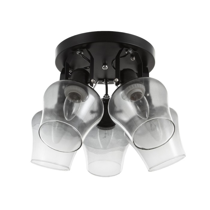 Люстра Люстра "Илария" 5xЕ27 40Вт черный 35х35х20 см BayerLux