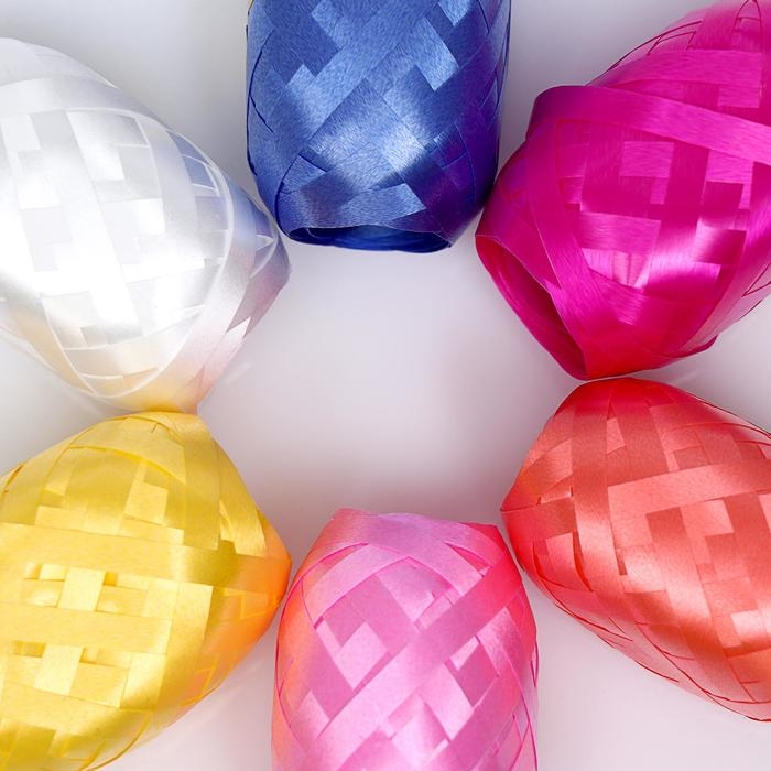 Лента упаковочная перламутровая, ассорти, набор 6 шт., 0,5 см х 10 м Лента упаковочная перламутровая, ассорти, набор 6 шт., 0,5 см х 10 м