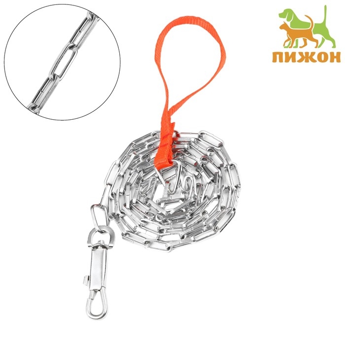 Поводок металлический 160 см, сварное звено 2,9 х 18 мм Поводок металлический 160 см, сварное звено 2,9 х 18 мм