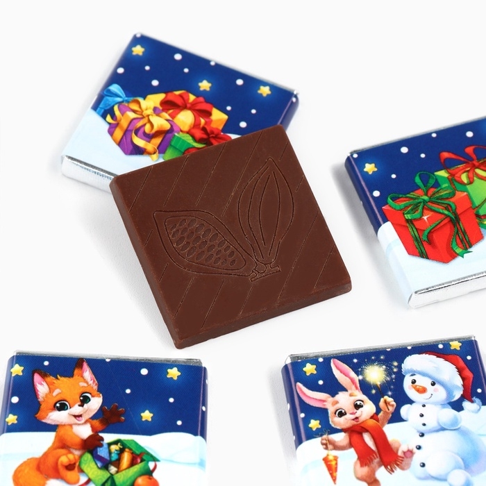 Шоколад в конверте Шоколад в конверте "Зверята в лесу" 5 гр 4 шт