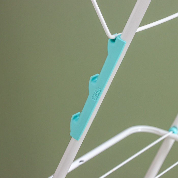 Сушилка для белья двухуровневая, рабочая длина 21 м, цвет белый Сушилка для белья двухуровневая, рабочая длина 21 м, цвет белый