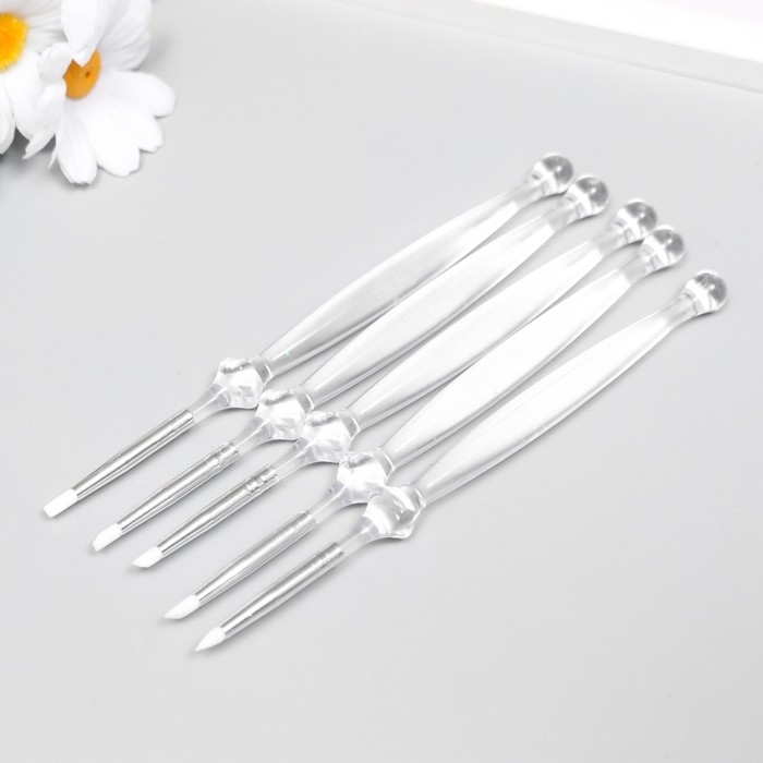 Инструменты для моделирования и придания формы набор 5 шт акрил, резина 16 см Инструменты для моделирования и придания формы набор 5 шт акрил, резина 16 см