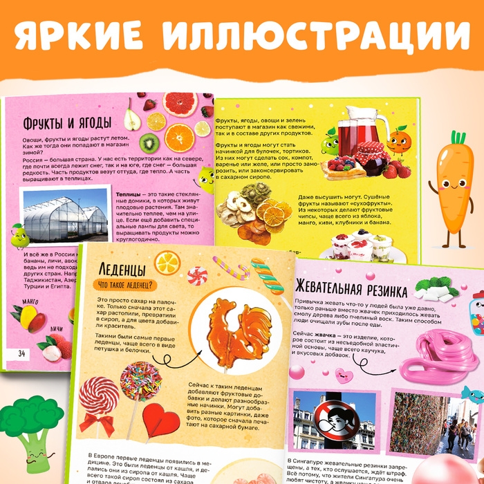 Книга в твёрдом переплёте «Энциклопедия о еде» Книга в твёрдом переплёте «Энциклопедия о еде»