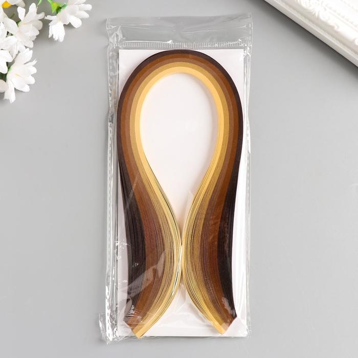 Полоски для квиллинга 100 полосок плотность 120 гр Полоски для квиллинга 100 полосок плотность 120 гр "Сливки и корица" ш. 0,5 см дл. 39 см