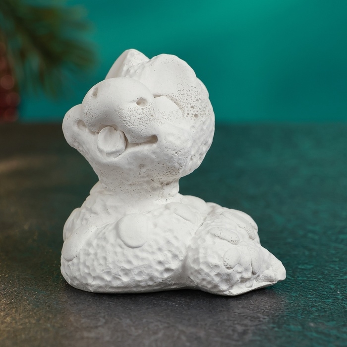 Новый год. Символ 2025. Фигура для раскраски  Новый год. Символ 2025. Фигура для раскраски "Змейка Малая", 4х4см