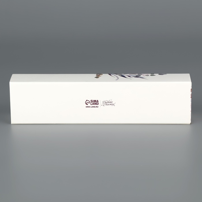 Коробка для конфет, кондитерская упаковка, 5 ячеек, «Венок», 5 х 21 х 3.3 см Коробка для конфет, кондитерская упаковка, 5 ячеек, «Венок», 5 х 21 х 3.3 см