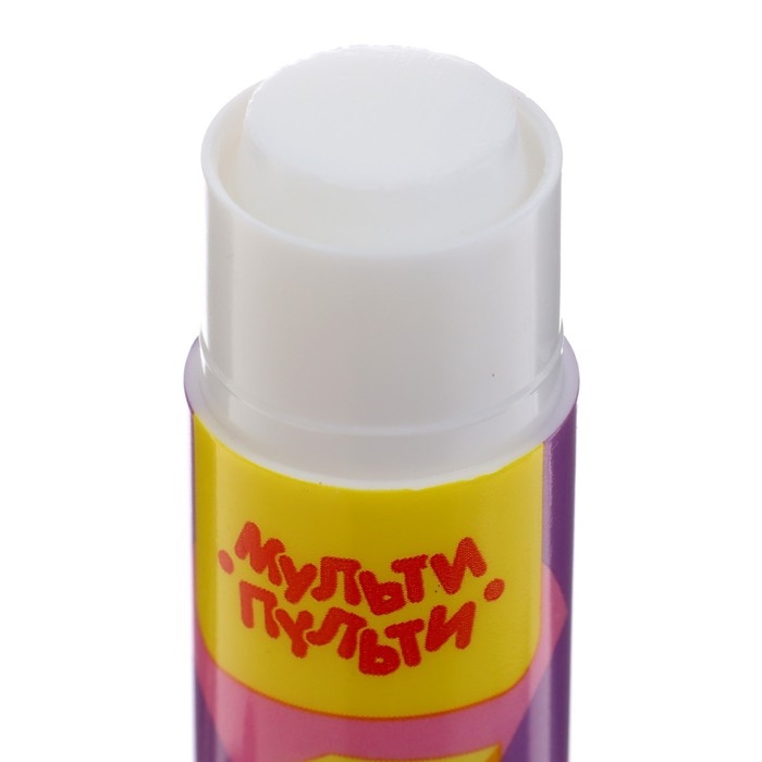 Клей-карандаш PVP 9г Мульти-Пульти Клей-карандаш PVP 9г Мульти-Пульти "Зверята: Морской котик, Бегемот, Кошка", колпачок в форме животного