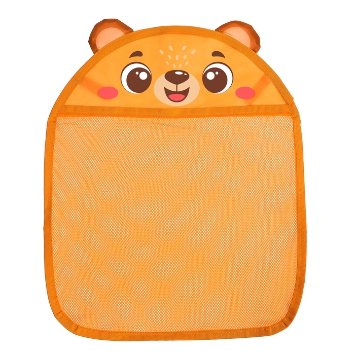 Сетка - органайзер «Мишутка», для хранения игрушек в ванной, на присосках Сетка - органайзер «Мишутка», для хранения игрушек в ванной, на присосках