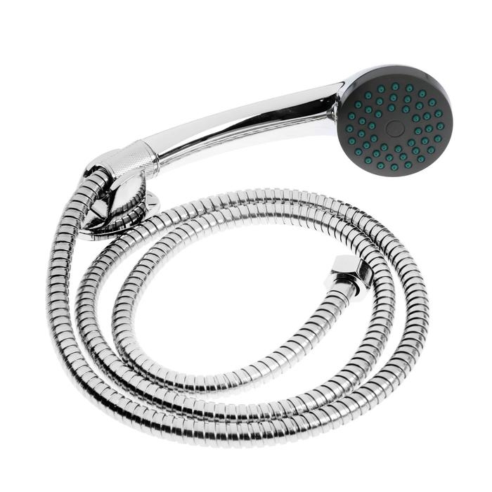 Смеситель для ванны ZEIN Z9035, кран-букса латунь 1/2 Смеситель для ванны ZEIN Z9035, кран-букса латунь 1/2", душевая лейка и шланг, хром