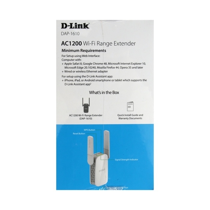 Точка доступа TP-Link DAP-1610/ACR/A2A, 1167 Мбит/с, 1 порт 100 Мбит/с, белая Точка доступа TP-Link DAP-1610/ACR/A2A, 1167 Мбит/с, 1 порт 100 Мбит/с, белая