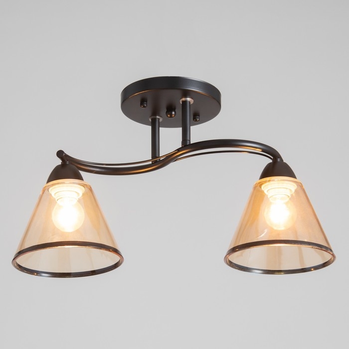 Люстра Люстра "Эдотт" 2хЕ27 40Вт черный 43х15х25 см BayerLux