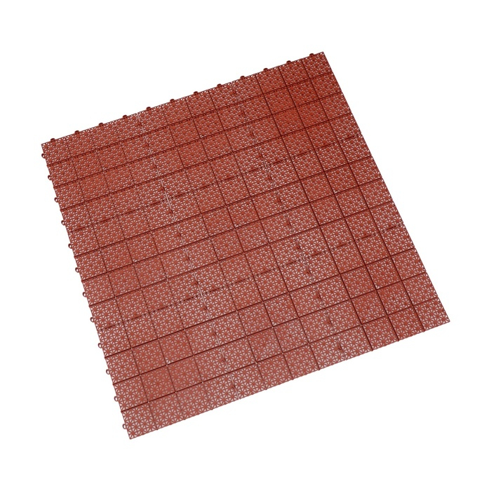 Универсальное покрытие POL-PLAST 30 х 30 см, терракот, набор 9 шт. Универсальное покрытие POL-PLAST 30 х 30 см, терракот, набор 9 шт.