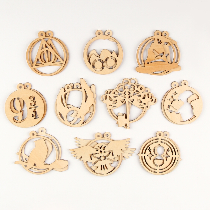 Новогодний подарок под роспись «Волшебники», 20 деревянных основ Новогодний подарок под роспись «Волшебники», 20 деревянных основ