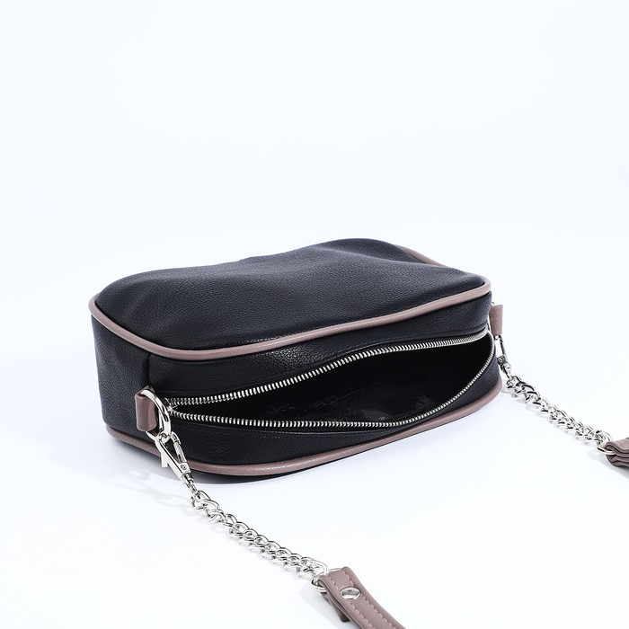 Сумка женская через плечо, TEXTURA, маленький размер, цвет чёрный Сумка женская через плечо, TEXTURA, маленький размер, цвет чёрный