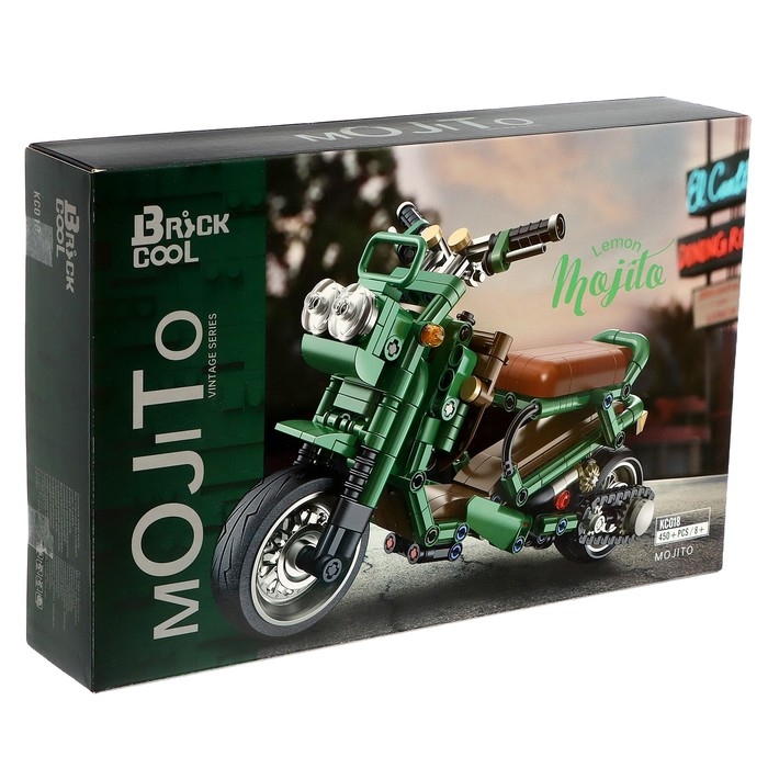 Конструктор Техно &laquo;Мопед&raquo;, 450 деталей