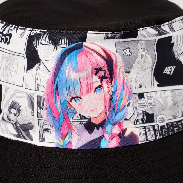 Панама детская для девочки «Девочка», аниме, р-р 54