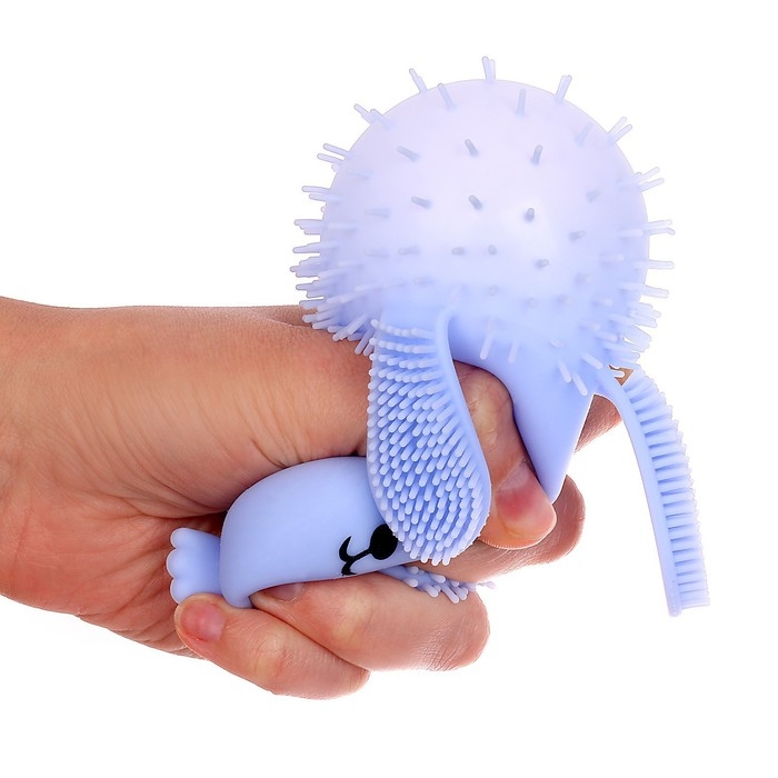 Антистресс сквиш мялка «Зайчик», с воздухом, цвета МИКС, в шоубоксе Антистресс сквиш мялка «Зайчик», с воздухом, цвета МИКС, в шоубоксе