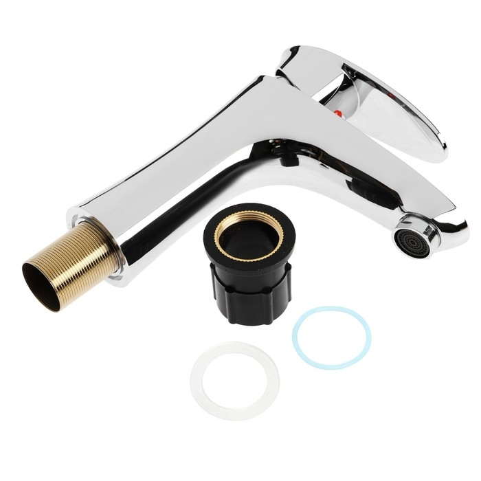 Смеситель для раковины ZEIN Z3662, однорычажный, высота излива 12 см, ABS-пластик, хром Смеситель для раковины ZEIN Z3662, однорычажный, высота излива 12 см, ABS-пластик, хром