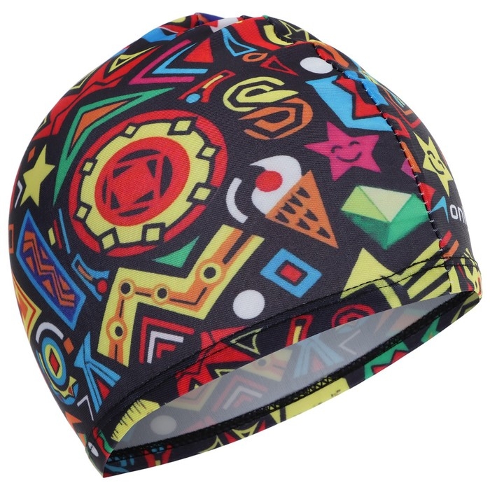 Шапочка для плавания детская ONLYTOP Fusion, тканевая, обхват 46-50 см Шапочка для плавания детская ONLYTOP Fusion, тканевая, обхват 46-50 см