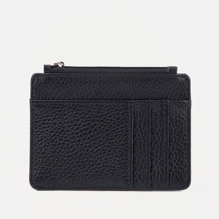 Картхолдер с отделом для монет, TEXTURA, цвет чёрный Картхолдер с отделом для монет, TEXTURA, цвет чёрный