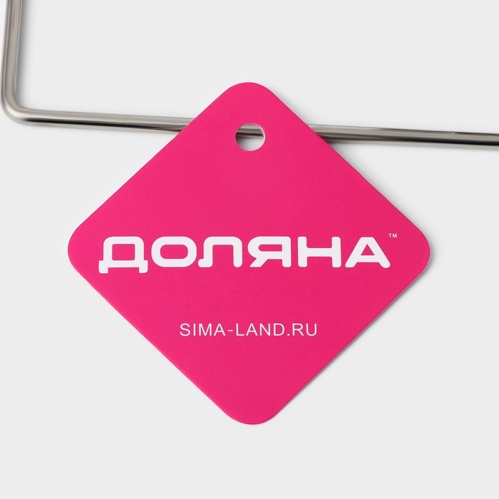 Держатель для бумажных полотенец настенный Доляна, 27×7×7 см, на липучке, цвет хром Держатель для бумажных полотенец настенный Доляна, 27×7×7 см, на липучке, цвет хром