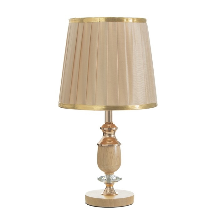 Настольная лампа Настольная лампа "Ситара" Е27 40Вт золото 23х23х43 см RISALUX