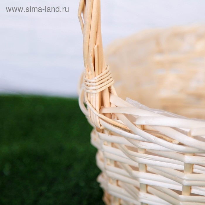 Набор корзин «Плетёнка», 3 шт,( 28×14/45  - 24×13/41 -19×11/37) см, ива натуральная Набор корзин «Плетёнка», 3 шт,( 28×14/45  - 24×13/41 -19×11/37) см, ива натуральная