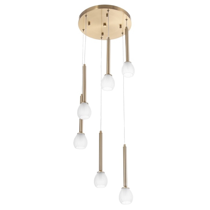 Светильник Светильник "Жаклин" 6х3Вт G4 бронза 30х30х180см