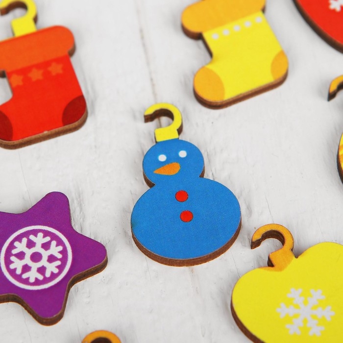 Новогодняя развивающая игрушка «Новый год! Ёлочка» нарядная 15 х 20 см Новогодняя развивающая игрушка «Новый год! Ёлочка» нарядная 15 х 20 см