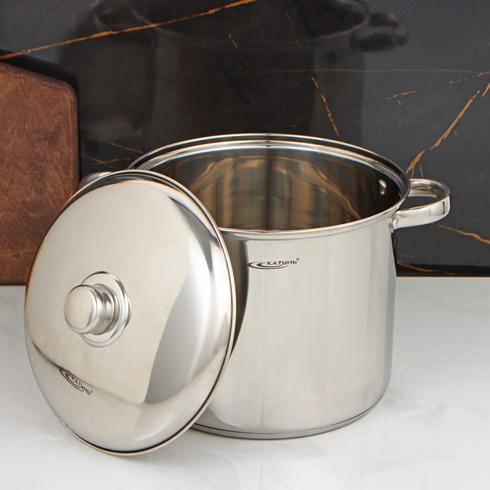 Кастрюля «Гретта», d=24 см, 9 л, капсульное дно, индукция Кастрюля «Гретта», d=24 см, 9 л, капсульное дно, индукция