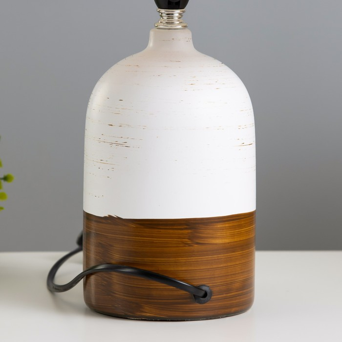 Лампа настольная керамика "Полевые цветы" Е14 25W 220В 37,5х25х25 см