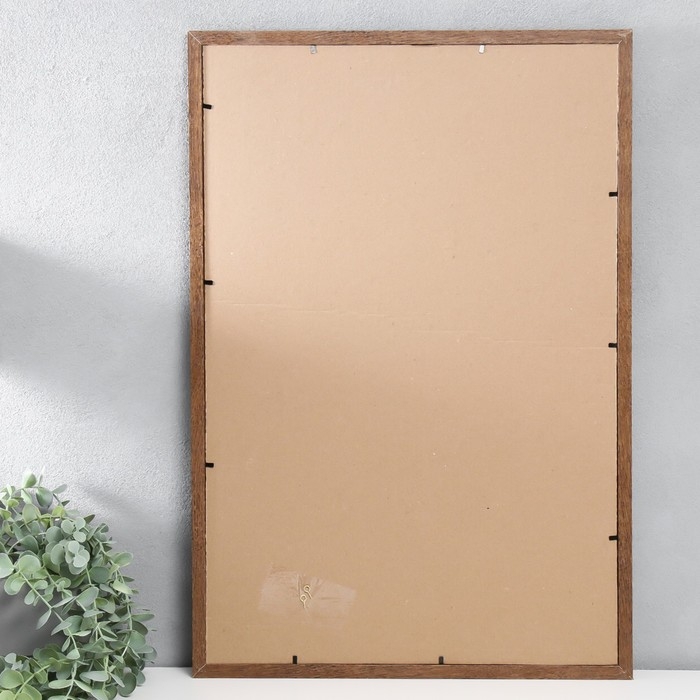 Фоторамка дерево 40х60 см, №1, 17 мм, мокко (пластиковый экран) Фоторамка дерево 40х60 см, №1, 17 мм, мокко (пластиковый экран)