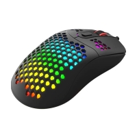 Мышь Marvo G925, игровая, проводная, оптическая, RGB, 12000 dpi, USB, 1.8 м, чёрная