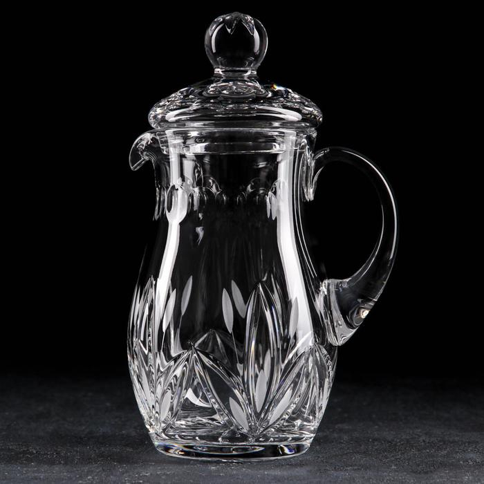 Кувшин хрустальный с крышкой «Камыши», 1 л Кувшин хрустальный с крышкой «Камыши», 1 л