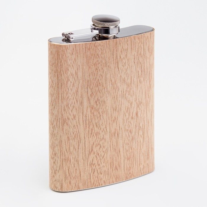 Фляжка для алкоголя, нержавеющая сталь, подарочная, 240 мл, 8 oz Фляжка для алкоголя, нержавеющая сталь, подарочная, 240 мл, 8 oz