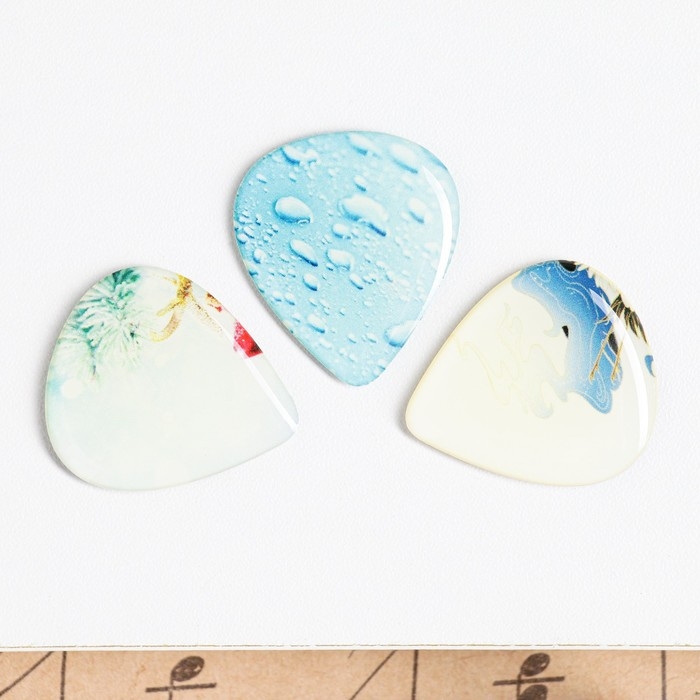 Набор медиаторв в футляре Music Life, 3 шт, восток Набор медиаторв в футляре Music Life, 3 шт, восток