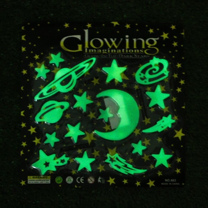 Набор светящегося декора Набор светящегося декора "Космос"