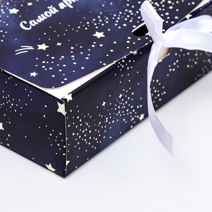 Коробка складная  Коробка складная "Самой яркой звездочке" 16 х 12  х 5 см