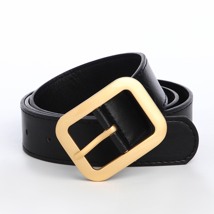 Ремень женский, ширина 3,5 см, цвет чёрный Ремень женский, ширина 3,5 см, цвет чёрный