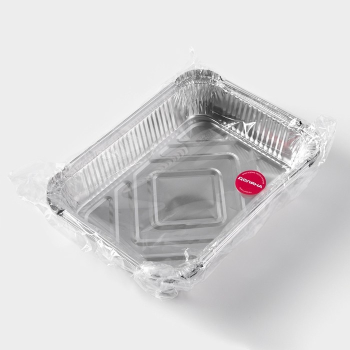 Форма для запекания на гриле Доляна, фольга, 23×14, набор 5 шт Форма для запекания на гриле Доляна, фольга, 23×14, набор 5 шт