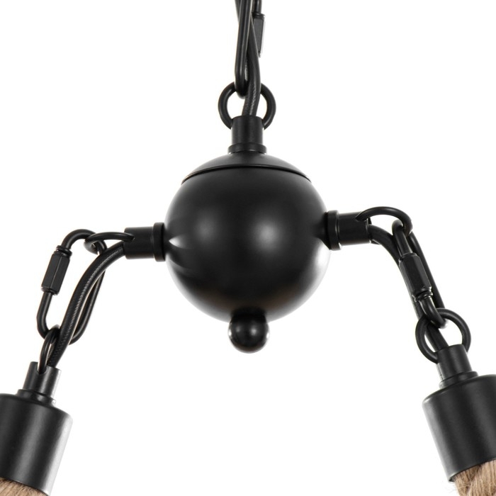 Люстра Люстра "Майди" 2хЕ27 черный 55х22х61см BayerLux