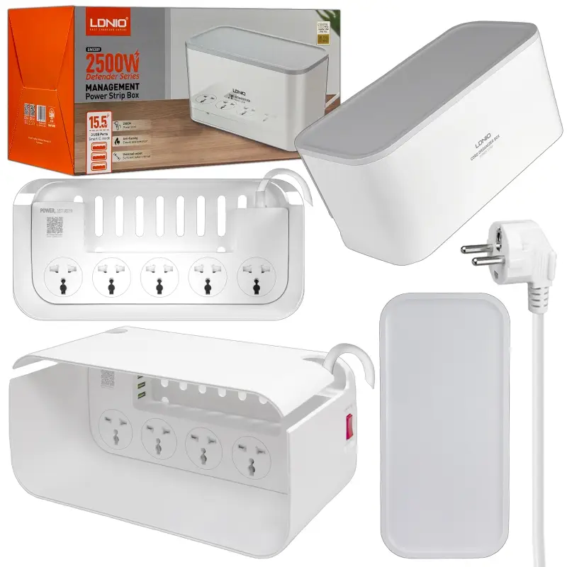Сетевой фильтр на 5 розеток + 3 USB 2м 2500W SN5309 (SN5311) LDNIO Универсальная розетка (12шт/кор) Сетевой фильтр на 5 розеток + 3 USB 2м 2500W SN5309 (SN5311) LDNIO Универсальная розетка (12шт/кор)