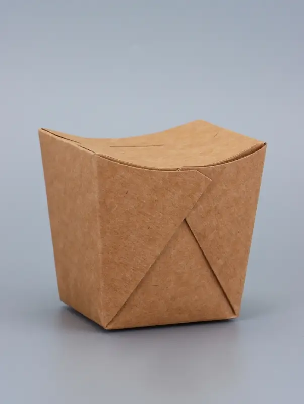 Коробка крафтовая для лапши вок, 7.5&times;6.6&times;9.3 см